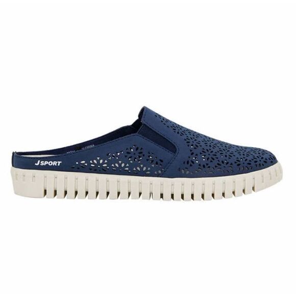 Jsport Ladies' Floral Mule Size 6 Blue - Picture 5 of 9